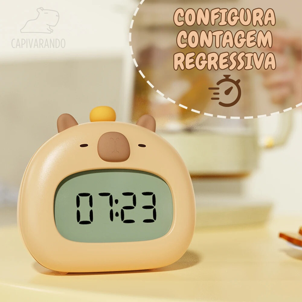 Relógio Alarme Multifunções Capivarando®