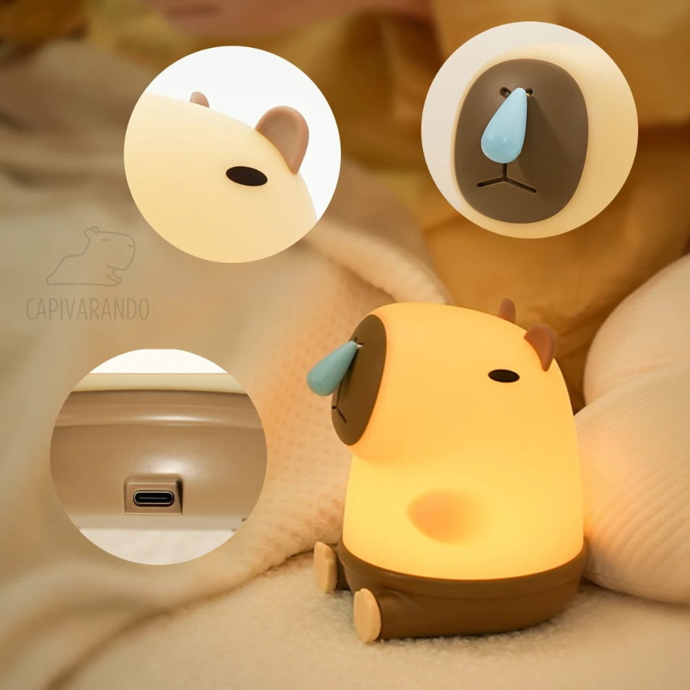 A Luminária Capivarando® Narizinho mágico