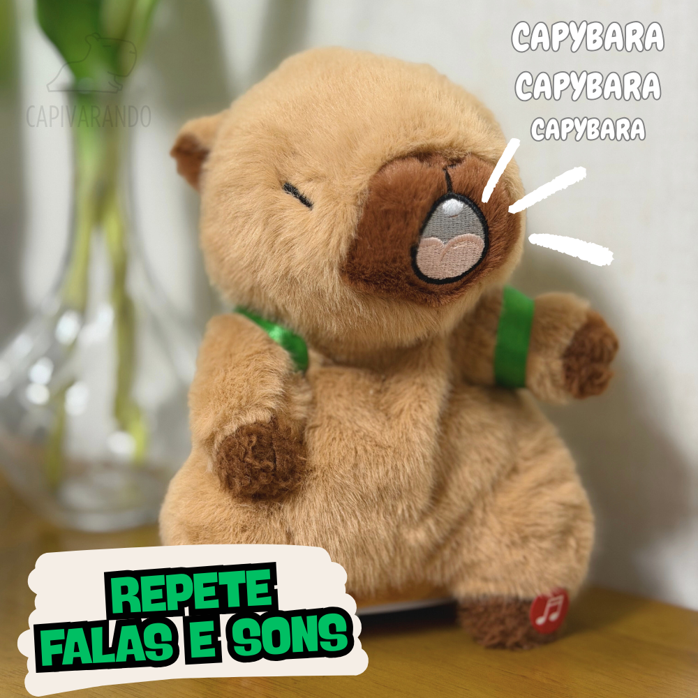 Pelúcia Interativa - Capi Falante Musical