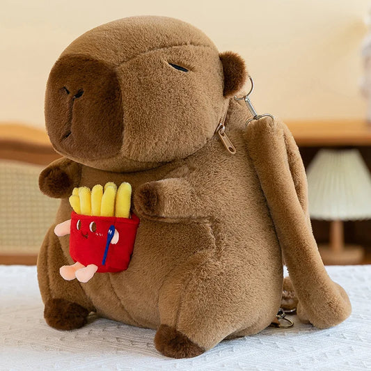 Mochila Pelúcia Capivarando® - Filó com Batata Frita