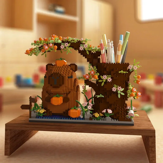 Bloco de montar - Lego NanoBlock Porta Caneta Capivarando®